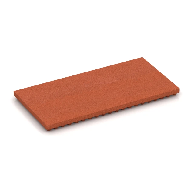 Tapis d’écurie de luxe de WARCO en couleur Rouge brique au format 100 × 50 × 5,5 cm. La photo de l’article 3644 dans la vue complète de face.