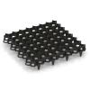 Dalle stabilisatrice en plastique de WARCO en couleur Noir mat au format 47,6 × 47,6 × 4 cm | 0,226 m². La photo de l’article 5207 dans la vue complète de face.