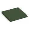 Dalle latérale (un côté biseauté) de WARCO en couleur Vert gazon au format 500 x 500 x 45 mm. La photo de l’article 0434 dans la vue complète de face.