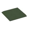 Dalle de coin (deux côtés biseautés) de WARCO en couleur Vert gazon au format 500 x 500 x 30 mm. La photo de l’article 0465 dans la vue complète de face.