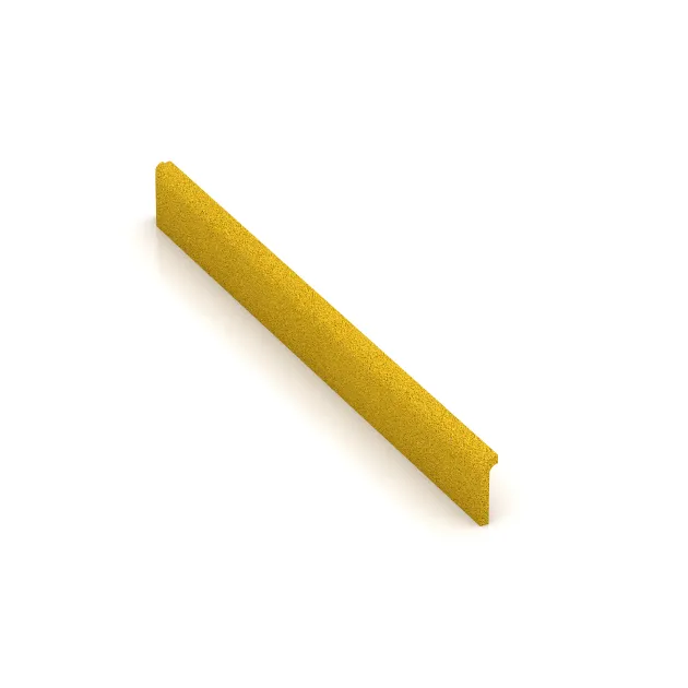 Plinthe de WARCO en couleur Jaune Citron au format 750 x 80 x 20 mm. La photo de l’article 4288 dans la vue complète de face.