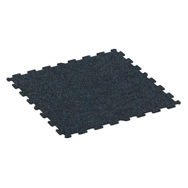 Sol de Fitness Compact de WARCO en couleur Bleu doux moucheté au format 970 x 970 x 8 mm. La photo de l’article 1054 dans la vue complète de face.