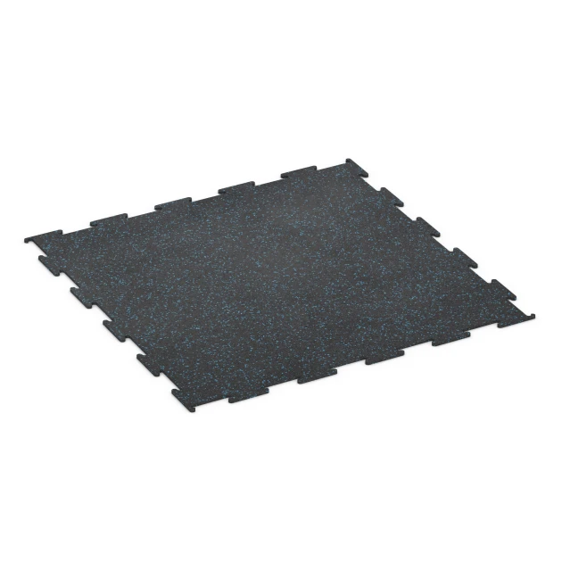 Sol de Fitness Compact de WARCO en couleur Bleu doux moucheté au format 100 × 100 × 0,8 cm. La photo de l’article 6451 dans la vue complète de face.