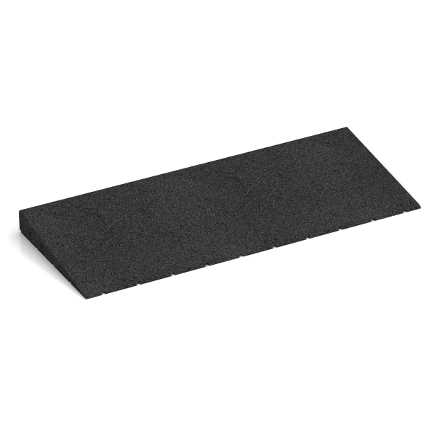 Rampe de seuil 75 cm de WARCO en couleur Anthracite au format 75 x 30 cm | 8 < 50 mm. La photo de l’article 2508 dans la vue complète de face.