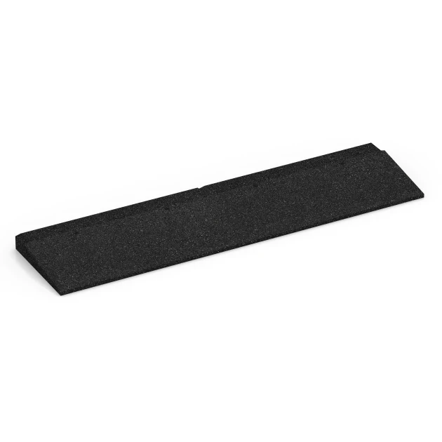 Rampe de seuil de WARCO en couleur Anthracite au format 100 × 25 cm | 1 < 4 cm. La photo de l’article 6596 dans la vue complète de face.