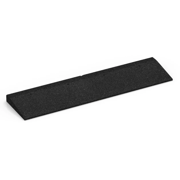 Rampe de seuil de WARCO en couleur Anthracite au format 100 × 25 cm | 1 < 5 cm. La photo de l’article 6598 dans la vue complète de face.