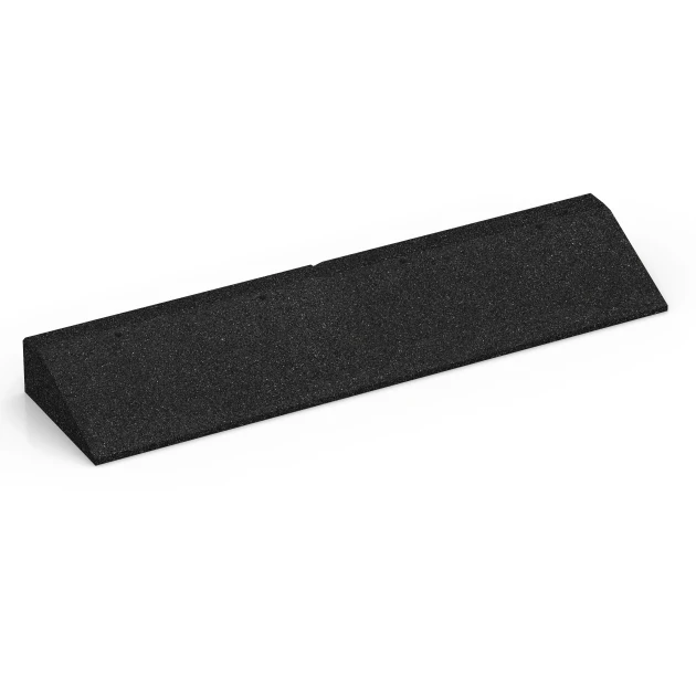 Rampe de seuil de WARCO en couleur Anthracite au format 100 × 25 cm | 1 < 10 cm. La photo de l’article 6603 dans la vue complète de face.