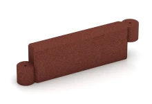Bloc en caoutchouc