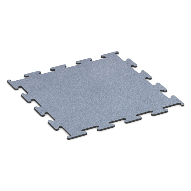 Fitness Performance Elite revêtement sportif de WARCO en couleur Gris brume au format 100 x 100 x 1,5 cm | 1,00 m². La photo de l’article 6148 dans la vue complète de face.