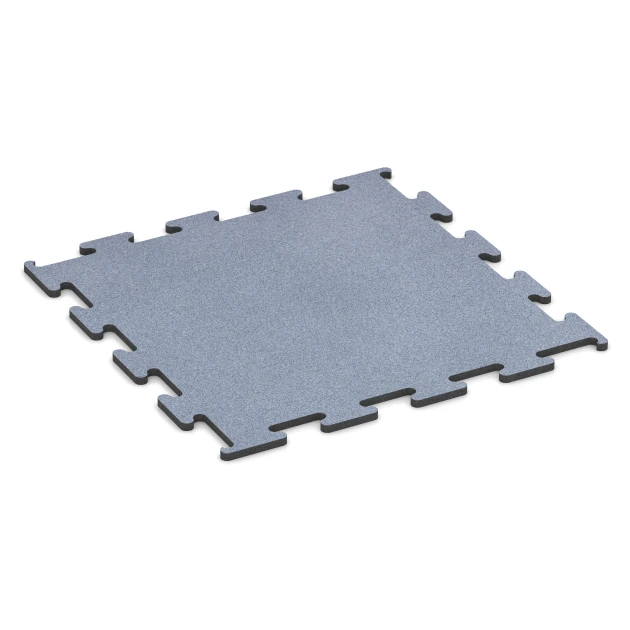 Fitness Performance Elite revêtement sportif de WARCO en couleur Gris brume au format 100 x 100 x 2 cm | 1,00 m². La photo de l’article 6150 dans la vue complète de face.