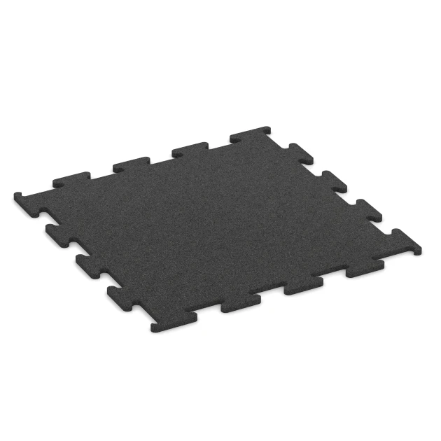 Fitness Performance Elite revêtement sportif de WARCO en couleur Anthracite au format 50 x 50 x 1 cm | 0,25 m². La photo de l’article 3749 dans la vue complète de face.