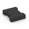 Pavé autobloquant de WARCO en couleur Anthracite au format 20 x 16,5 x 4,3 cm | 25 m². La photo de l’article 3844 dans la vue complète de face.