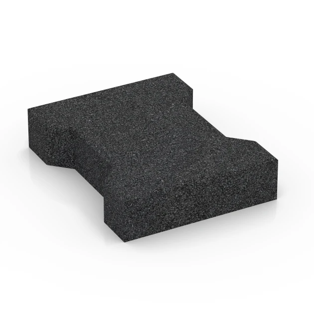 Pavé autobloquant de WARCO en couleur Anthracite au format 20 x 16,5 x 4,5 cm | 0,0278 m². La photo de l’article 7068 dans la vue complète de face.