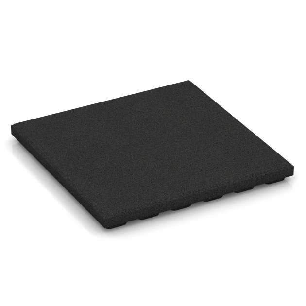 Dalle amortissante – 125 cm de WARCO en couleur Anthracite au format 50 x 50 x 4 cm | 0,25 m². La photo de l’article 6131 dans la vue complète de face.