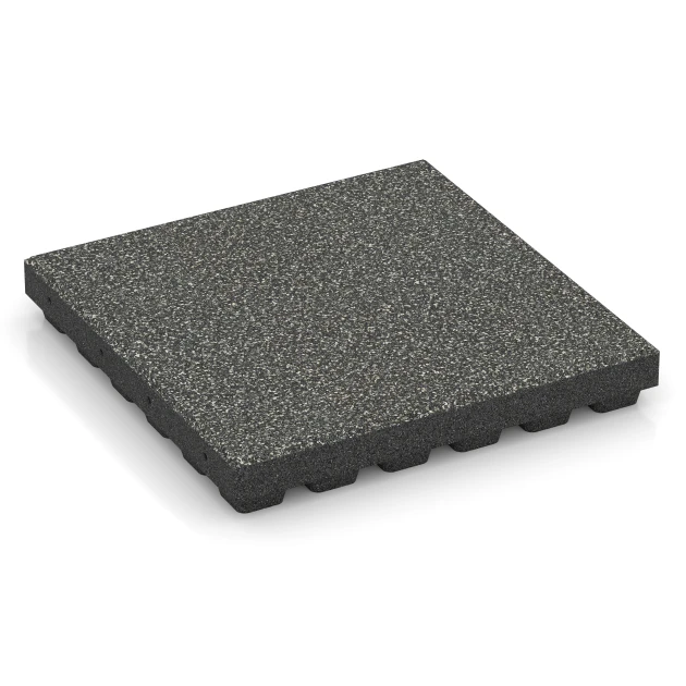 Dalle amortissante – 210 cm de WARCO en couleur Granit gris foncé au format 50 x 50 x 7 cm. La photo de l’article 6440 dans la vue complète de face.