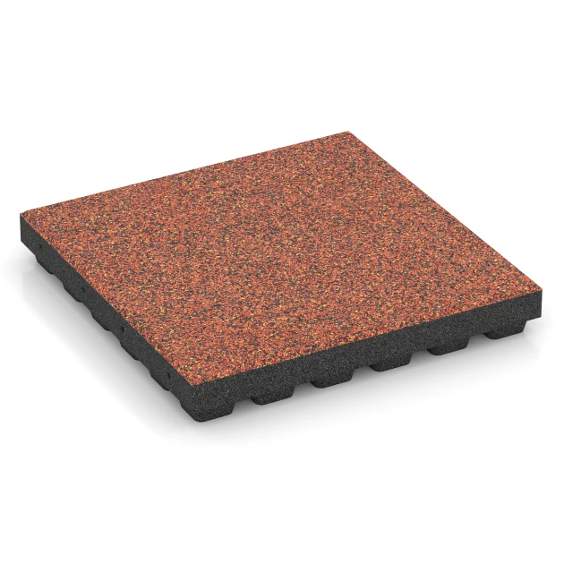 Dalle amortissante EPDM – 210 cm de WARCO en couleur Etna au format 50 x 50 x 7 cm | 0,25 m². La photo de l’article 6444 dans la vue complète de face.