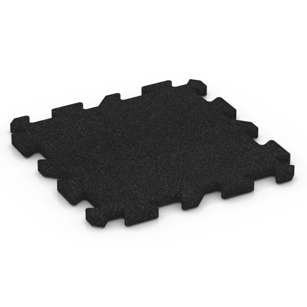 Dalle puzzle en caoutchouc pour fitness de WARCO en couleur Anthracite au format 50 x 50 x 3 cm | 0,25 m². La photo de l’article 6637 dans la vue complète de face.