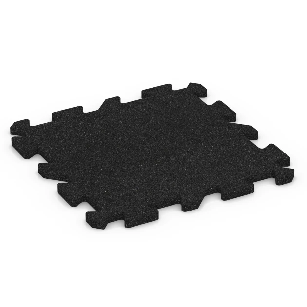 Dalle de sol fitness de WARCO en couleur Anthracite au format 50 x 50 x 2 cm | 0,25 m². La photo de l’article 6638 dans la vue complète de face.