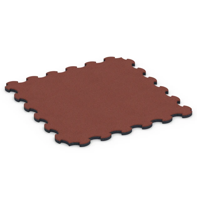Stallmatte Puzzle de WARCO en couleur Rouge brique au format 102,5 x 102,5 x 3 cm | 1,05 m². La photo de l’article 6392 dans la vue complète de face.