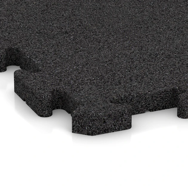 La vue détaillée sur les bords du produit WARCO 3354, Dalle polyvalente pour chiens, au format 100 x 100 x 3 cm | 1,00 m², en couleur Anthracite.