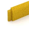 La vue détaillée sur les bords du produit WARCO 4288, Plinthe, au format 750 x 80 x 20 mm, en couleur Jaune Citron.