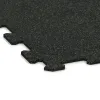 La vue détaillée sur les bords du produit WARCO 1058, Sol de Fitness Compact, au format 970 x 970 x 8 mm, en couleur Vert doux moucheté.