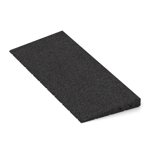 La vue détaillée sur les bords du produit WARCO 2468, Rampe de seuil 75 cm, au format 75 x 30 cm | 8 < 45 mm, en couleur Anthracite.