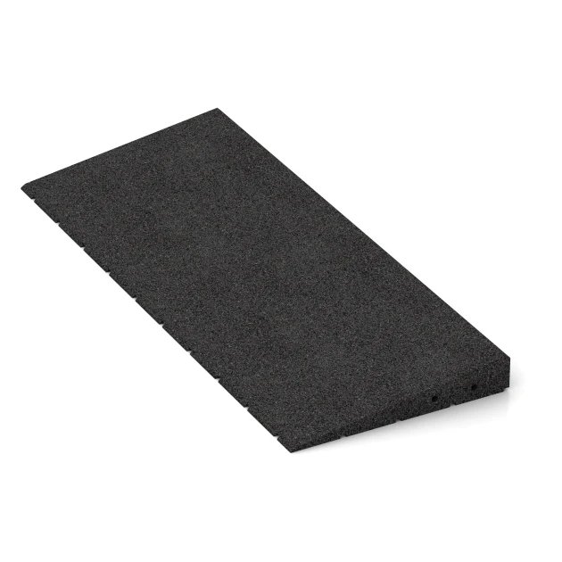 La vue détaillée sur les bords du produit WARCO 2508, Rampe de seuil 75 cm, au format 75 x 30 cm | 8 < 50 mm, en couleur Anthracite.