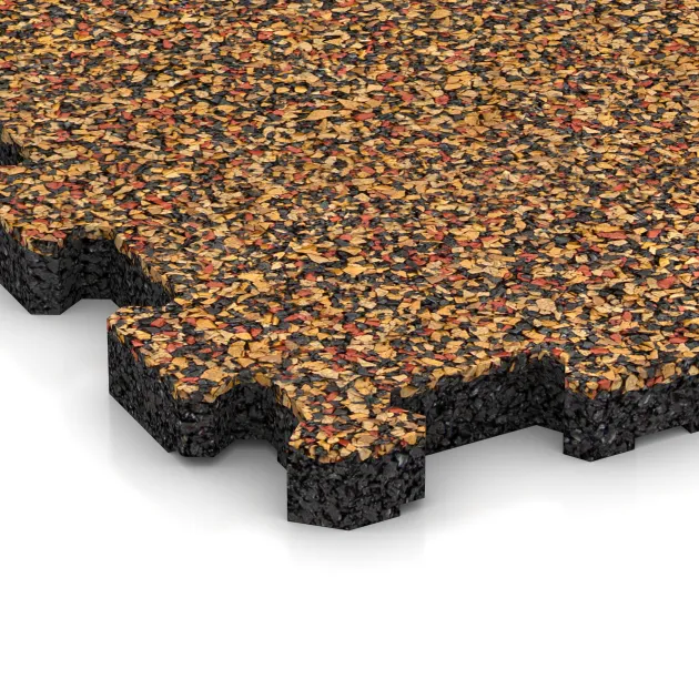 La vue détaillée sur les bords du produit WARCO 3852, Dalle plage de piscine sans joints, au format 306 x 306 x 20 mm, en couleur Terre cuite.