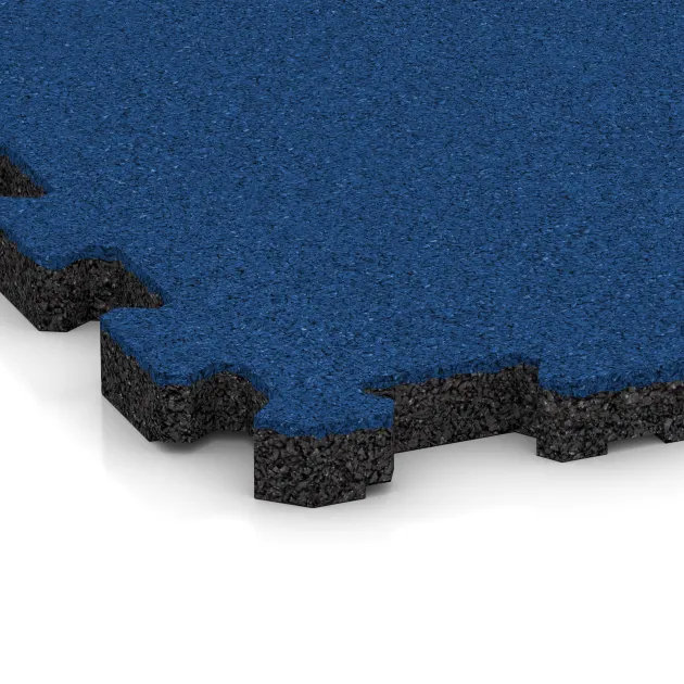 La vue détaillée sur les bords du produit WARCO 5994, Dalle plage de piscine sans joints, au format 306 x 306 x 20 mm, en couleur Bleu Gentiane.