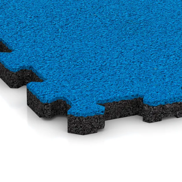 La vue détaillée sur les bords du produit WARCO 4415, Dalle plage de piscine sans joints, au format 306 x 306 x 20 mm, en couleur Bleu ciel.