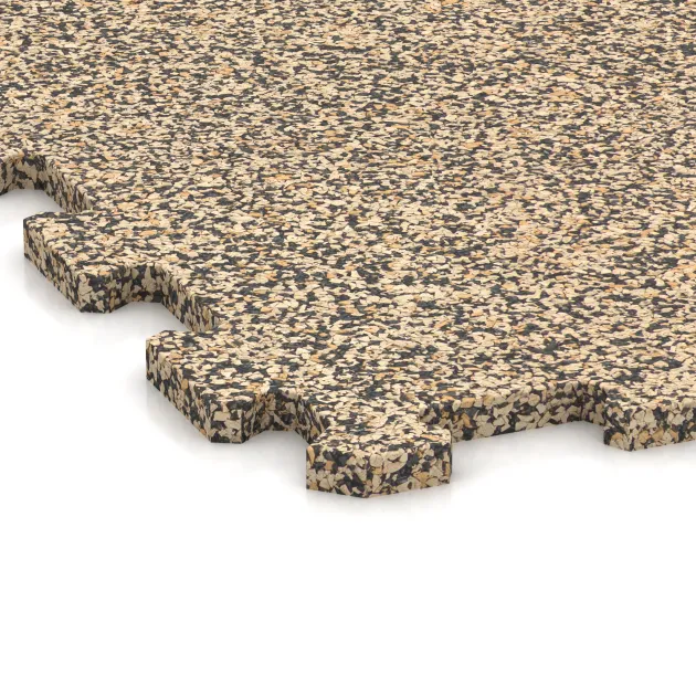 La vue détaillée sur les bords du produit WARCO 1090, Carreau d’escalier, au format 970 x 970 x 16 mm, en couleur Travertin.