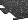 La vue détaillée sur les bords du produit WARCO 3779, Fitness Performance Elite Revêtement Sportif, au format 50 x 50 x 1 cm | 0,25 m², en couleur Gris doux moucheté.