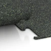 La vue détaillée sur les bords du produit WARCO 3767, Fitness Performance Elite Revêtement Sportif, au format 50 x 50 x 1 cm | 0,25 m², en couleur Vert doux moucheté.
