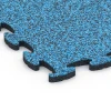 La vue détaillée sur les bords du produit WARCO 6830, Fitness Active dalle, au format 44,6 x 44,6 x 1,8 cm, en couleur Atlantique.