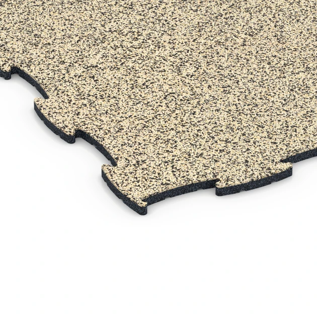 La vue détaillée sur les bords du produit WARCO 6811, Sol agility pour chiens, au format 97,1 x 97,1 × 1,8 cm, en couleur Travertin.