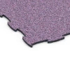 La vue détaillée sur les bords du produit WARCO 6927, Dalle clipsable sol d'exposition, au format 97,1 x 97,1 × 1,8 cm, en couleur Lavande.