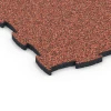 La vue détaillée sur les bords du produit WARCO 6854, Fitness Active dalle, au format 97,1 x 97,1 x 2,8 cm, en couleur Etna.