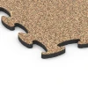 La vue détaillée sur les bords du produit WARCO 6889, Dalle Fitness Max, au format 98 x 98 x 2,8 cm, en couleur Terracotta.