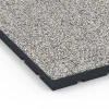 La vue détaillée sur les bords du produit WARCO 7142, Revêtement sportif extérieur, au format 60 x 60 x 4 cm | 0,36 m², en couleur Granit gris.