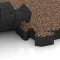 Assemblage en puzzle | Bords légèrement arrondis | Profil de drainage formé sur la face inférieure