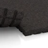 Le gros plan sur le système de connexion des revêtements de sol WARCO 3640 - Tapis d’écurie HD en couleur Anthracite. Les dimensions 100 x 100 x 4 cm.