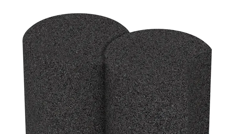 Ancrage au sol et encoche