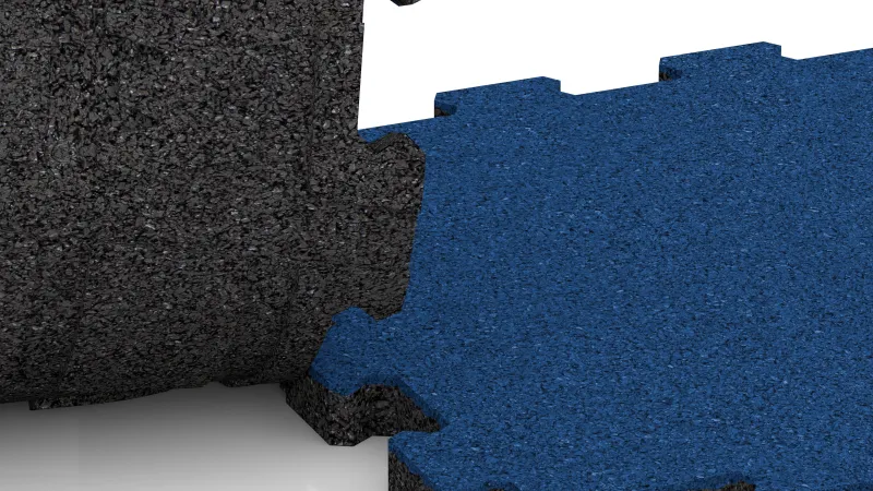 Connexion puzzle découpée sans chanfrein