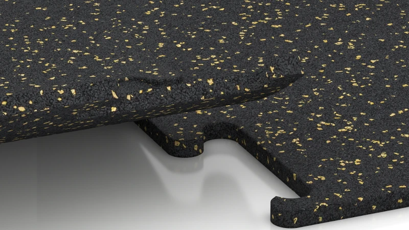 Connexion puzzle découpée sans chanfrein