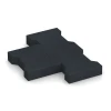Le gros plan sur le système de connexion des revêtements de sol WARCO 6378 - Pavé autobloquant en couleur Gris ardoise. Les dimensions 20 × 16,5 × 4,3 cm | 0,0278 m².
