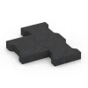 Le gros plan sur le système de connexion des revêtements de sol WARCO 7068 - Pavé autobloquant en couleur Anthracite. Les dimensions 20 x 16,5 x 4,5 cm | 0,0278 m².