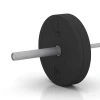 Le gros plan sur le système de connexion des revêtements de sol WARCO 6084 - Bumper Plate en couleur Anthracite. Les dimensions 5 kg | ø 45,4 x 3,15 cm.