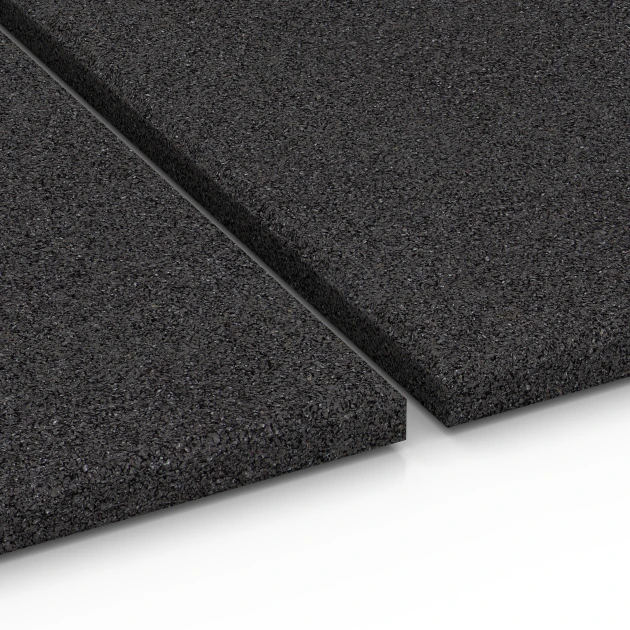 Le gros plan sur le système de connexion des revêtements de sol WARCO 6379 - Tapis d’écurie en couleur Anthracite. Les dimensions 100 x 100 x 3 cm | 1,00 m².
