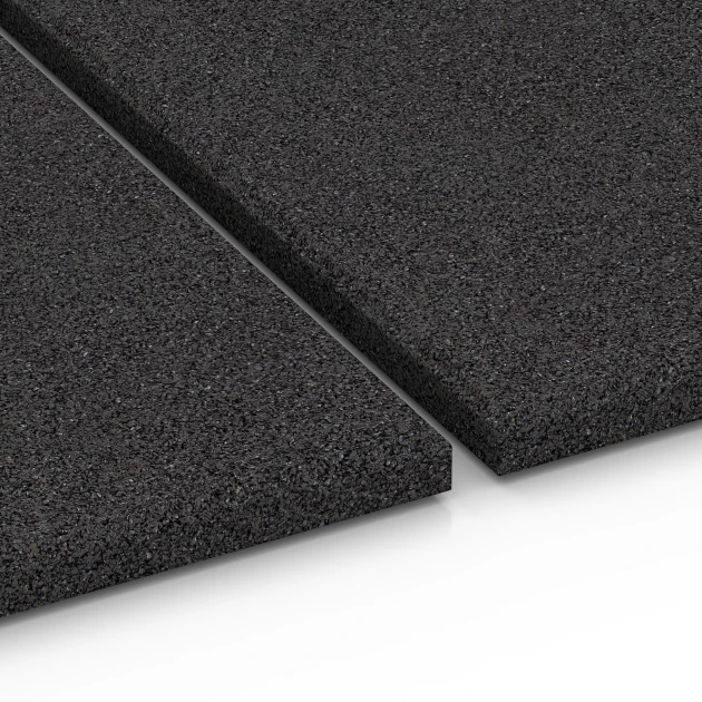 Le gros plan sur le système de connexion des revêtements de sol WARCO 6381 - Tapis d’écurie en couleur Anthracite. Les dimensions 100 x 50 x 3 cm | 0,50 m².